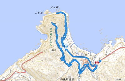 犬ヶ岬地図